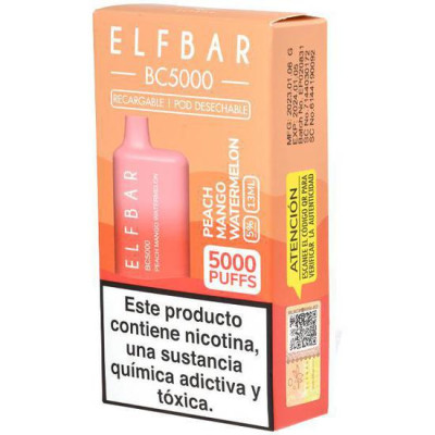 ELF BAR 5000 BC PEACH MANGO...