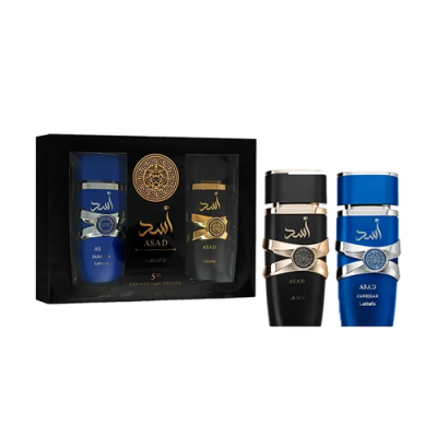 PERFUME LATTAFA KIT ASAD &...