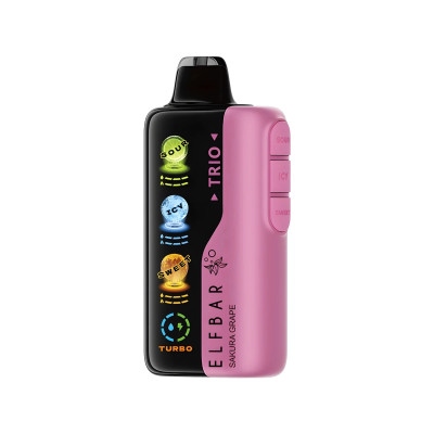 ELFBAR TRIO 5% SAKURA GRAPE