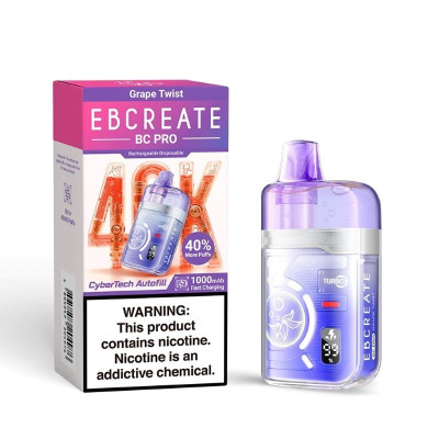 BC PRO 40K EBCREATE-BY ELF BAR GRAPE TWIST